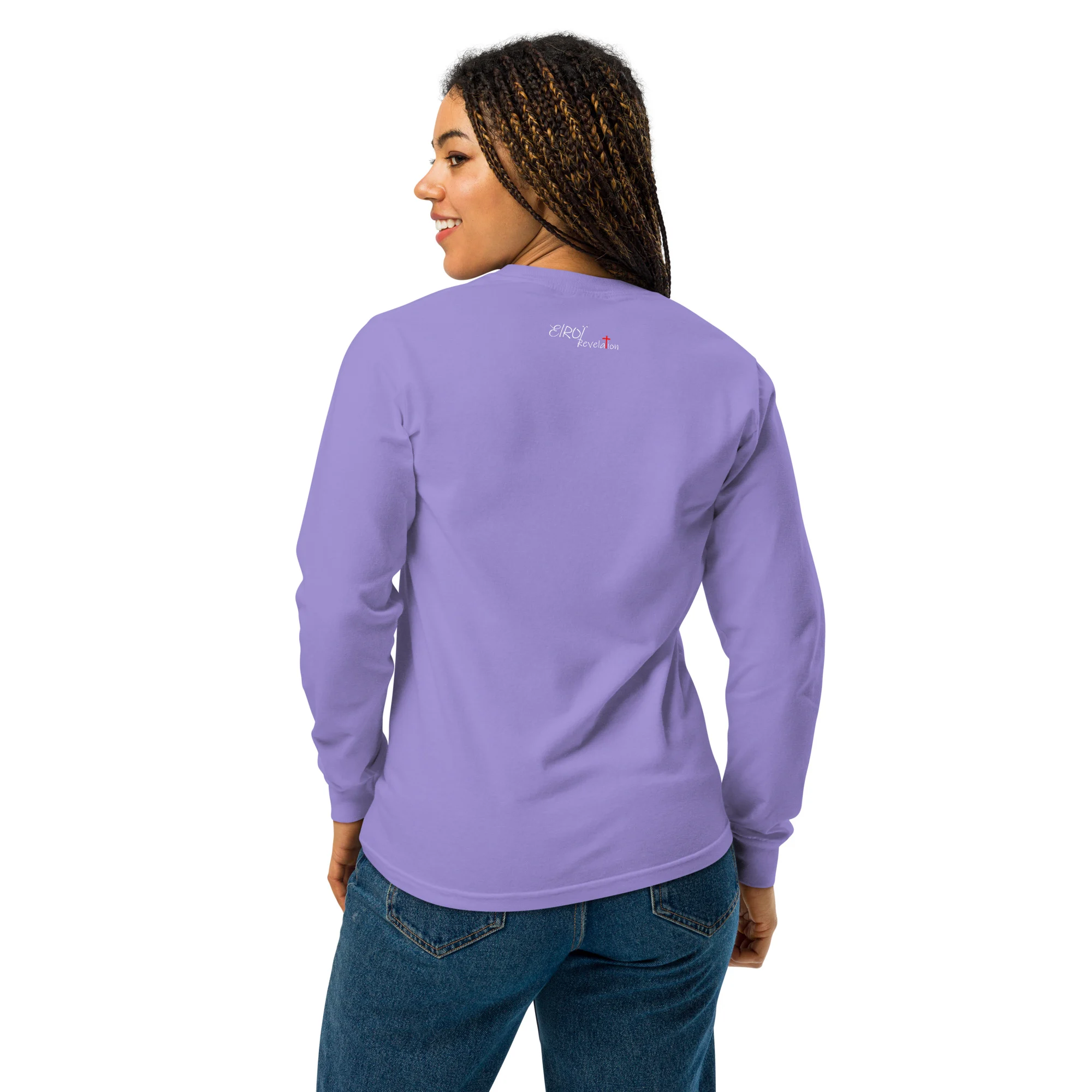 Garment-dyed heavyweight long-sleeve shirt - Image 18